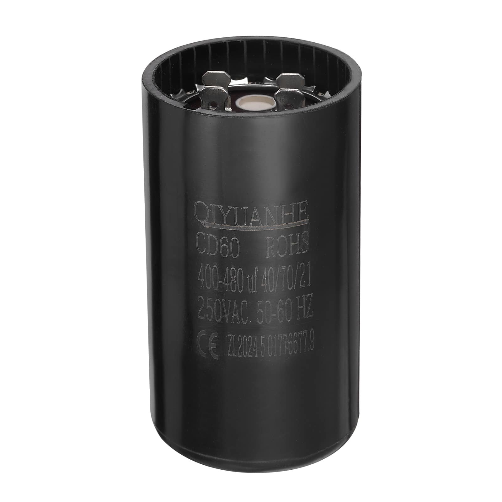 Unique Bargains - CD60 Motor Run Capacitor, 400-480uF MFD AC250V, 50-60Hz, for Electric Motor, 46x86mm - Black price history on PriceWatchPro