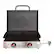 Angle. Blackstone - 22 In. Outdoor Countertop Griddle with stainless Steel Front - Black.