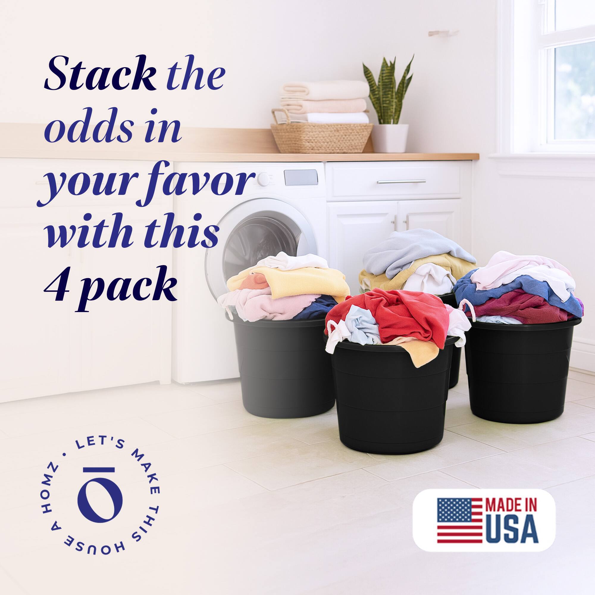 Stack the odds in your favor with this 4 pack

LET'S MAKE THIS HOUSE

MADE IN USA