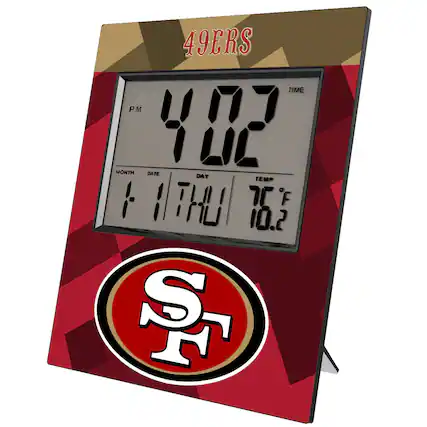 49ERS
TIME
PM 4:02
MONTH DATE DAY TEMP
1 11 THU 76.2°F