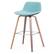 Alt View 17. Simpli Home - Randolph Bentwood Counter Height Stool (Set of 2) - Aqua Blue.