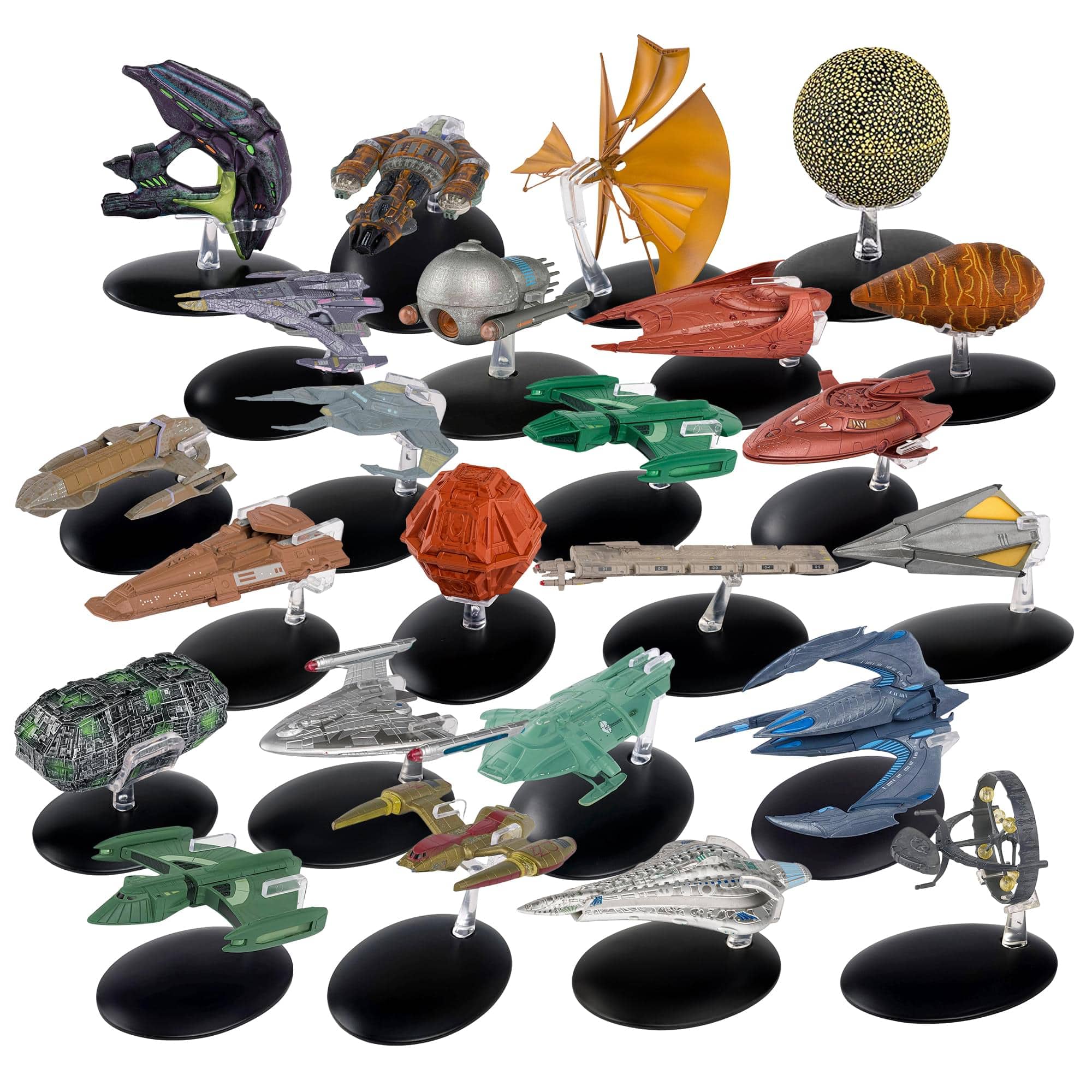 Eaglemoss - Star Trek Starship Replica Set of 24 Brand New Original Packaging