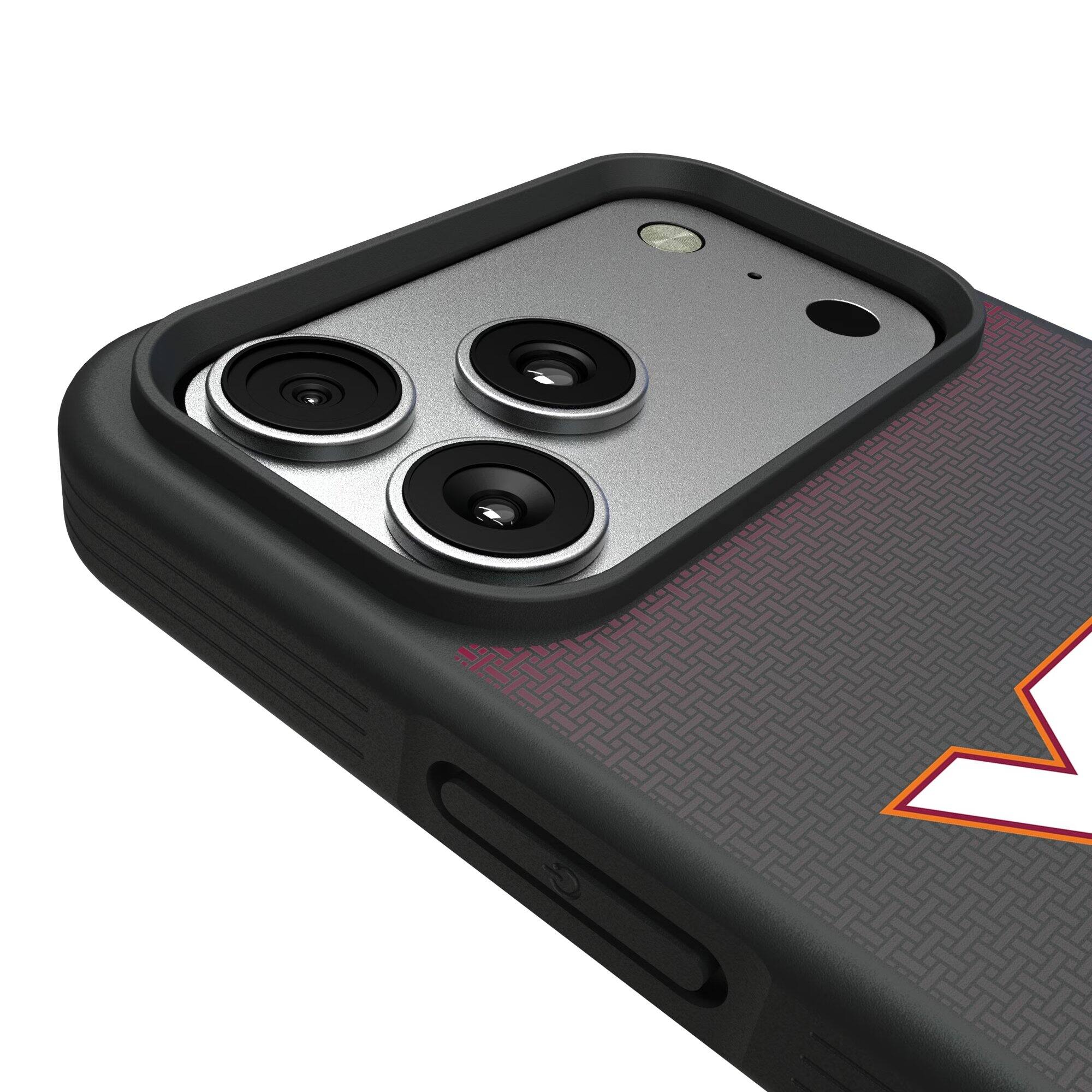 Alt View 2. Keyscaper - Virginia Tech Hokies Bump Case with 8.2ft Drop Protection - 17 - Black.