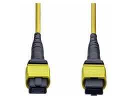 Startech - 1m MTP/MPO 12F OS2 Single Mode Fiber Optic Cable, Type-A, APC Female, OFNP Plenum, 9/125