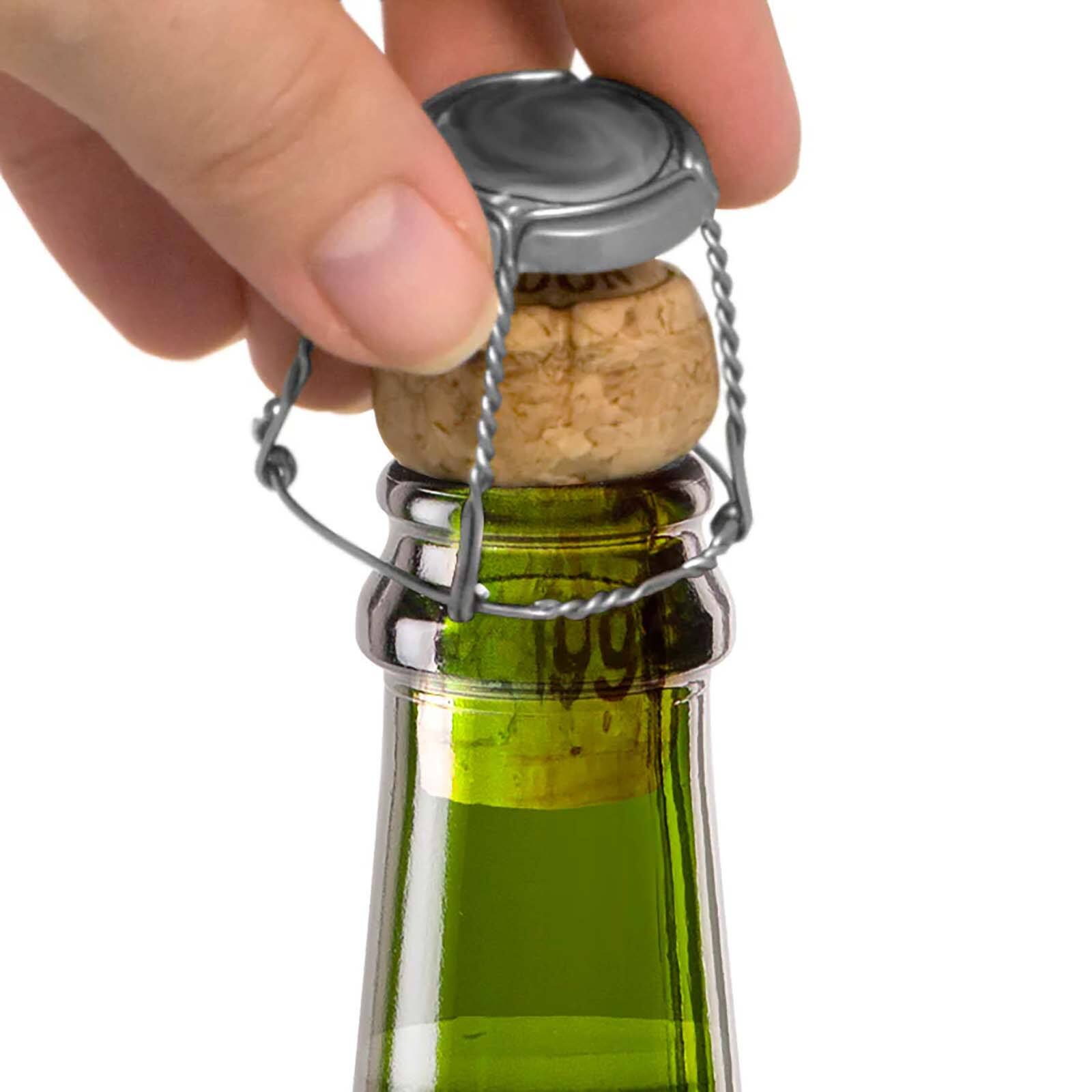 Alt View 3. Final Touch - Bubbles Sparkling Wine & Champagne Opener - Black.