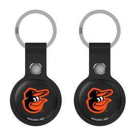 Keyscaper - Baltimore Orioles Two-Pack AirTag Holders - No Size - Black