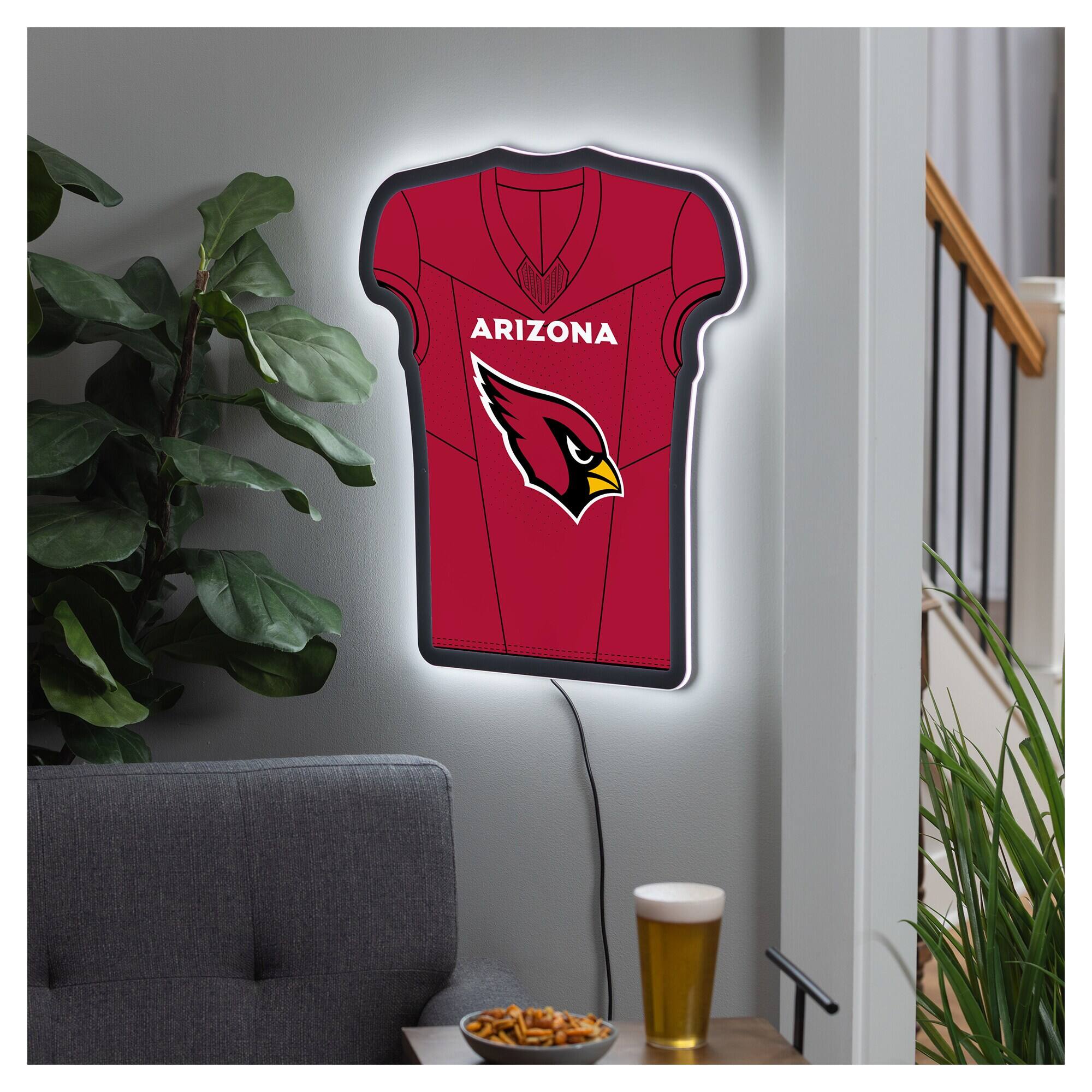 Arizona Cardinals 23" LED Jersey Lighted Wall Sign