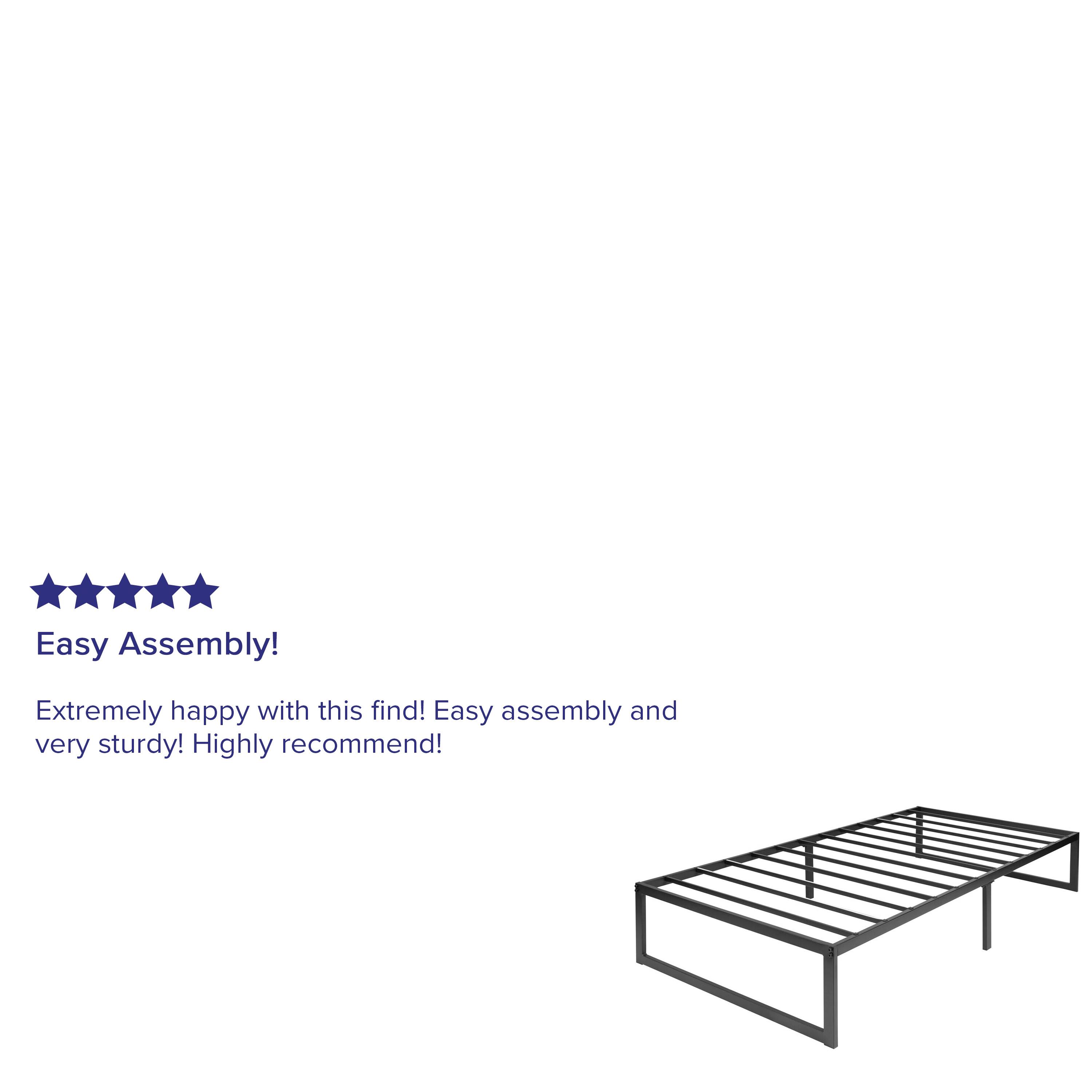 Easy Assembly!  
Extremely happy with this find! Easy assembly and very sturdy! Highly recommend!