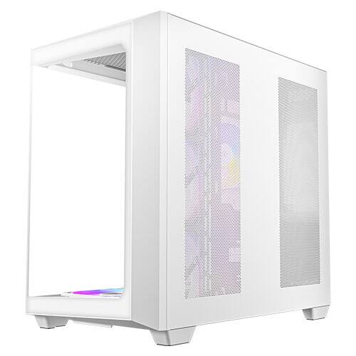Left. Antec - C5 ARGB White, Mid-Tower ATX PC Case, 7×120mm ARGB PWM Fans Included, Supports Up to 10 Fans, 360mm Radiator Support - White.