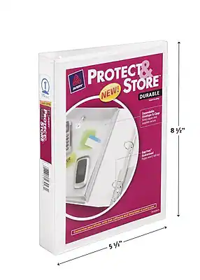 PROTECT & STORE
NEW!
DURABLE
8 1/4"
5 1/2"
