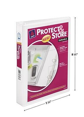 PROTECT & STORE  
NEW!  
DURABLE  
8 1/4"  
5 1/2"