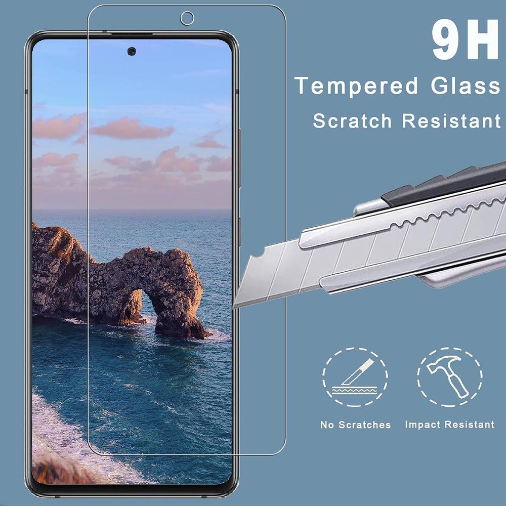 9H Tempered Glass  
Scratch Resistant  
No Scratches  
Impact Resistant