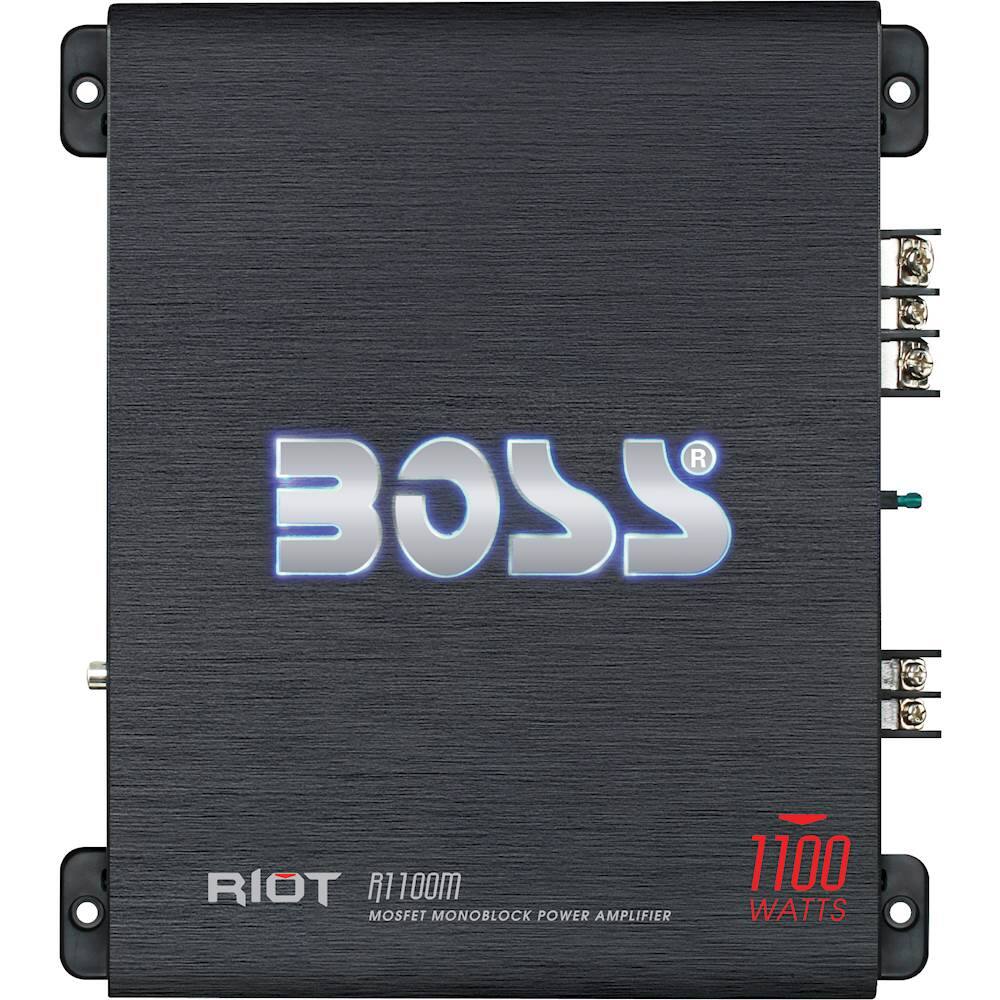 Alt View 11. BOSS Audio - Riot 1100W Class AB Mono MOSFET Amplifier with Variable Low-Pass Crossover - Black.