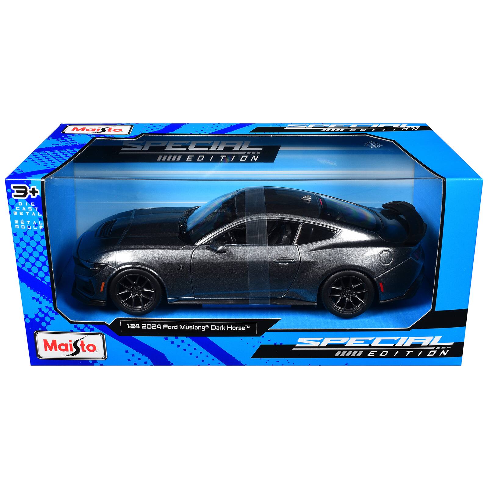 Maisto CEDIIEN 22211 SPECIAL EDITION 3+ DIE CAST ETA BTA BOULE S Mai to 124 2024 Ford Mustang Dark Horse SPECIAL EDITION