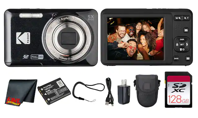 KODAK PIXPRO Aspheric 5X Zoom WIDE FIXED LENS 5XWIDE 16S 28-140mm (equivalent) (Equiv W DISP. SET MODE T KAVE ELECTRONICS O WO BA DO4N8/42 PIXPRO Butters T 300m + 258W LB-012 MSDV 700mlk ADV MASH/DENOHCOMP MAGHIO haren R I s I 6 SP XC 128 GB