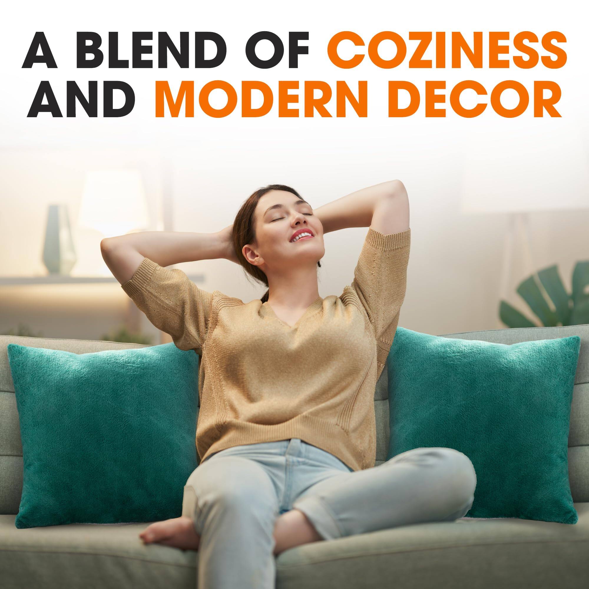 A BLEND OF COZINESS AND MODERN DECOR