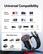 Universal Compatibility
Apple Devices
- iPhone 8 to 17 series
- iPad Pro/Air/Mini
- MacBook Air
Android Devices
- Galaxy S8-S25 Series
- Galaxy A Series
- Google Pixel/ Sony/LG
And More...
- Dash Cam
- GPS
- Steam Deck/ Switch
- Smart Watch
- AirPods
Fits Most Cars
- Sedans
- SUVs
- Pickup Trucks
- Vans
- Electric Vehicles