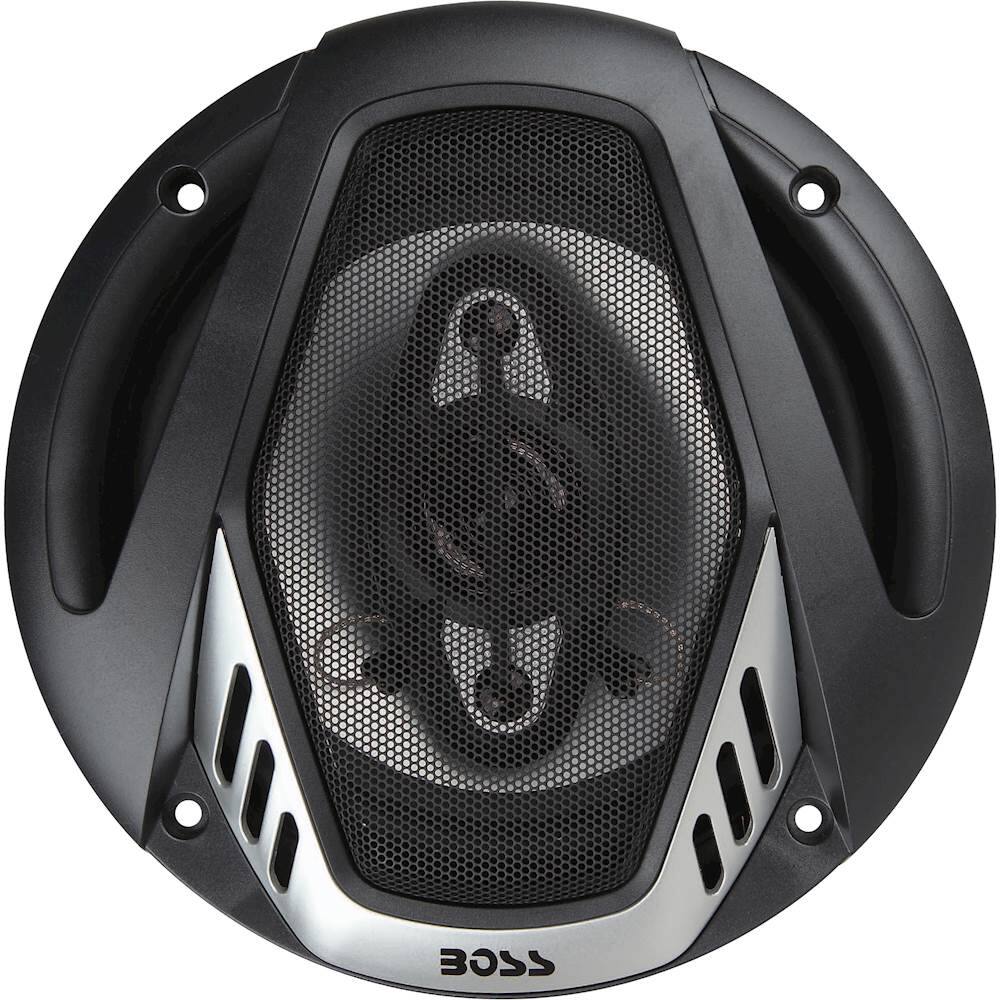 Front. BOSS Audio - Onyx 6-1/2" 4-Way Car Speakers with Poly-Injected Woofer Cones (Pair) - Black and Chrome.