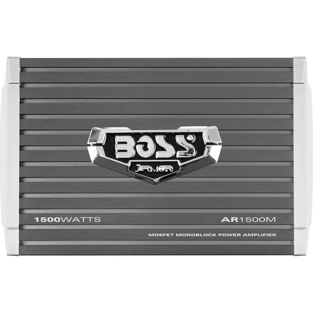 Alt View 11. BOSS Audio - Armor 1500W Class AB Mono MOSFET Amplifier with Variable Low-Pass Crossover - Black and Chrome.