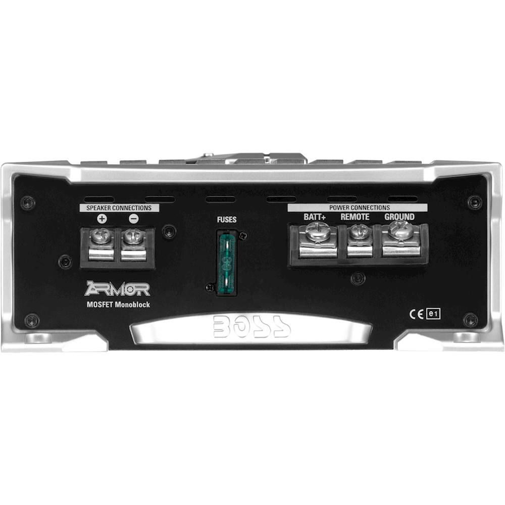 Alt View 13. BOSS Audio - Armor 1500W Class AB Mono MOSFET Amplifier with Variable Low-Pass Crossover - Black and Chrome.