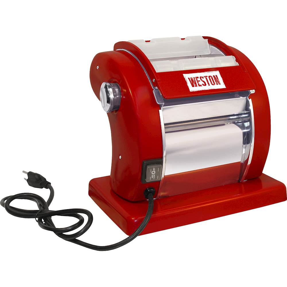 Best Buy: Weston Deluxe Electric Pasta Machine Red 01-0601-W