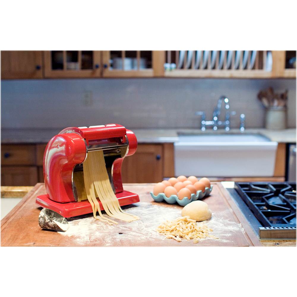 Best Buy: Weston Deluxe Electric Pasta Machine Red 01-0601-W