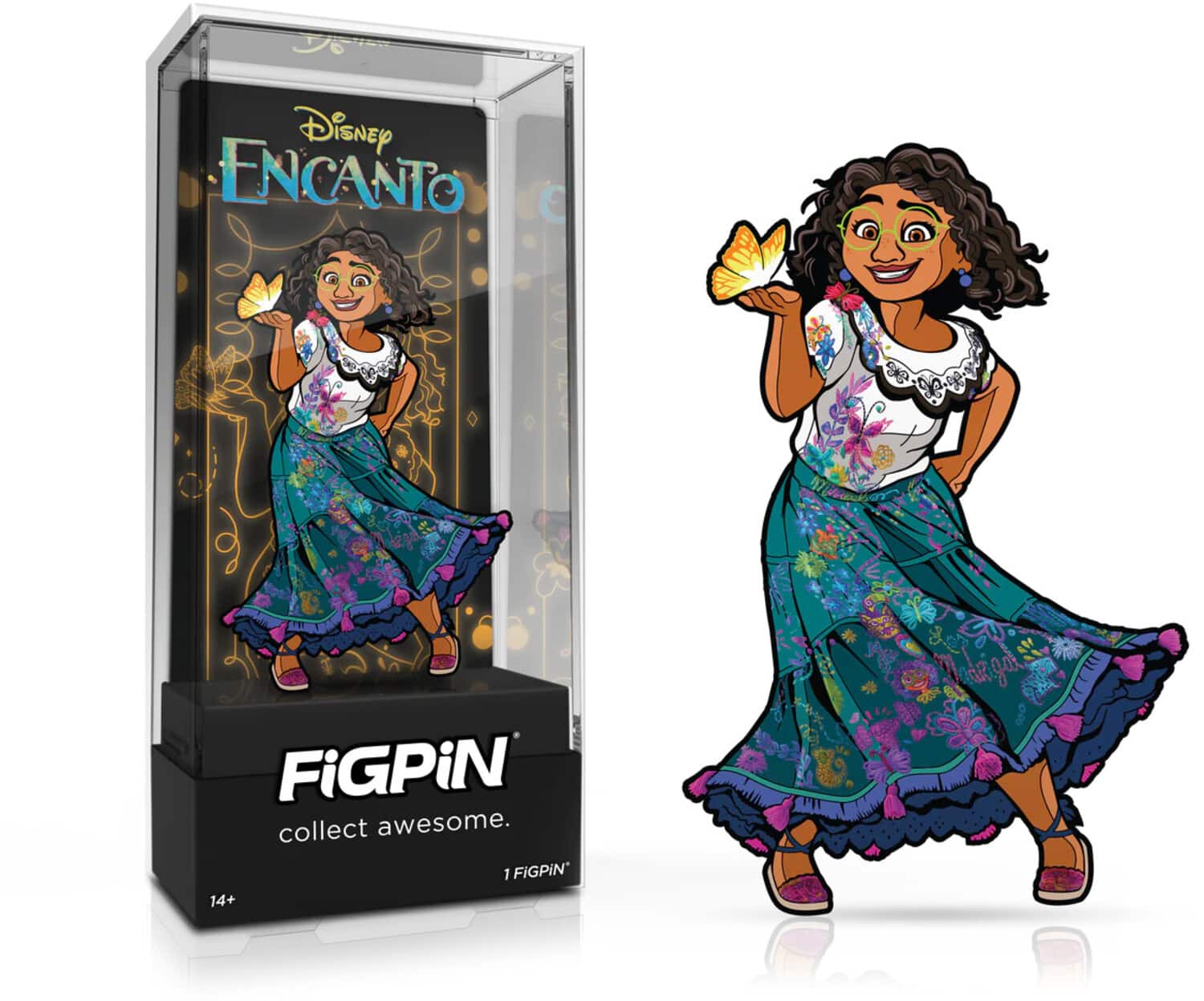 PopMarket - FiGPiN - Disney - Encanto - Mirabel Enamel Pin (1608) - COLLECTABLES - Multicolor