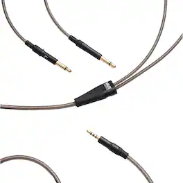 Meze Audio - Mono 3.5mm to 2.5mm Balanced Headphone Cable - 4.9 ft - Brown