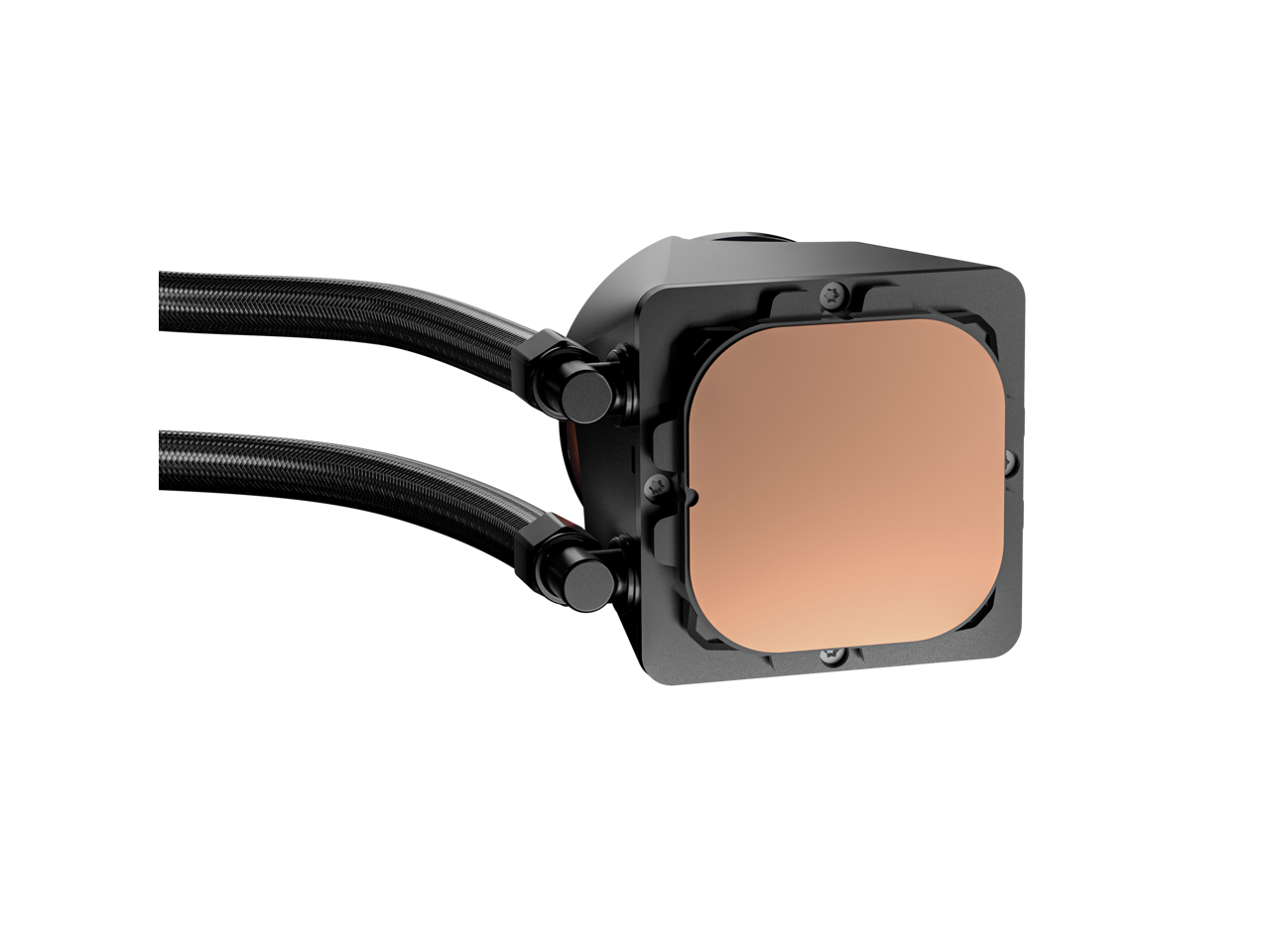 Alt View 4. Antec - Antec Skeleton Matrix 360 ARGB Liquid CPU Cooler, 360mm Rad, Single-Frame Fan, Copper Base, Intel/AMD, Black - Black.