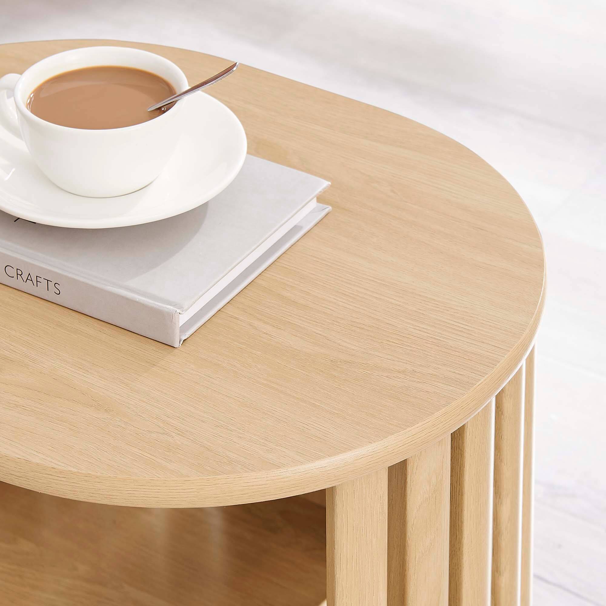 Alt View 1. Modway - Fortitude Side Table by Modway - Oak.