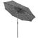 Alt View 1. Costway - 10FT Patio Solar Umbrella LED Patio Market Steel Tilt with Crank Outdoor - Gray.