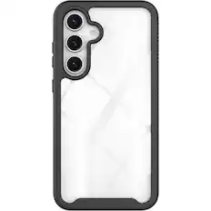 Front. SaharaCase - Raider Series GRIP Case for Samsung Galaxy S24 FE - Black.