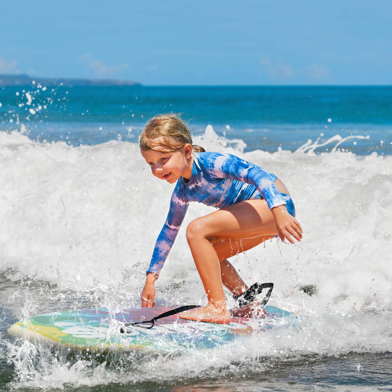 Alt View 7. Costway - Costway 33" Lightweight Body Board with EPS Core XPE Deck HDPE Bottom Crescent Tail - Multi-color.