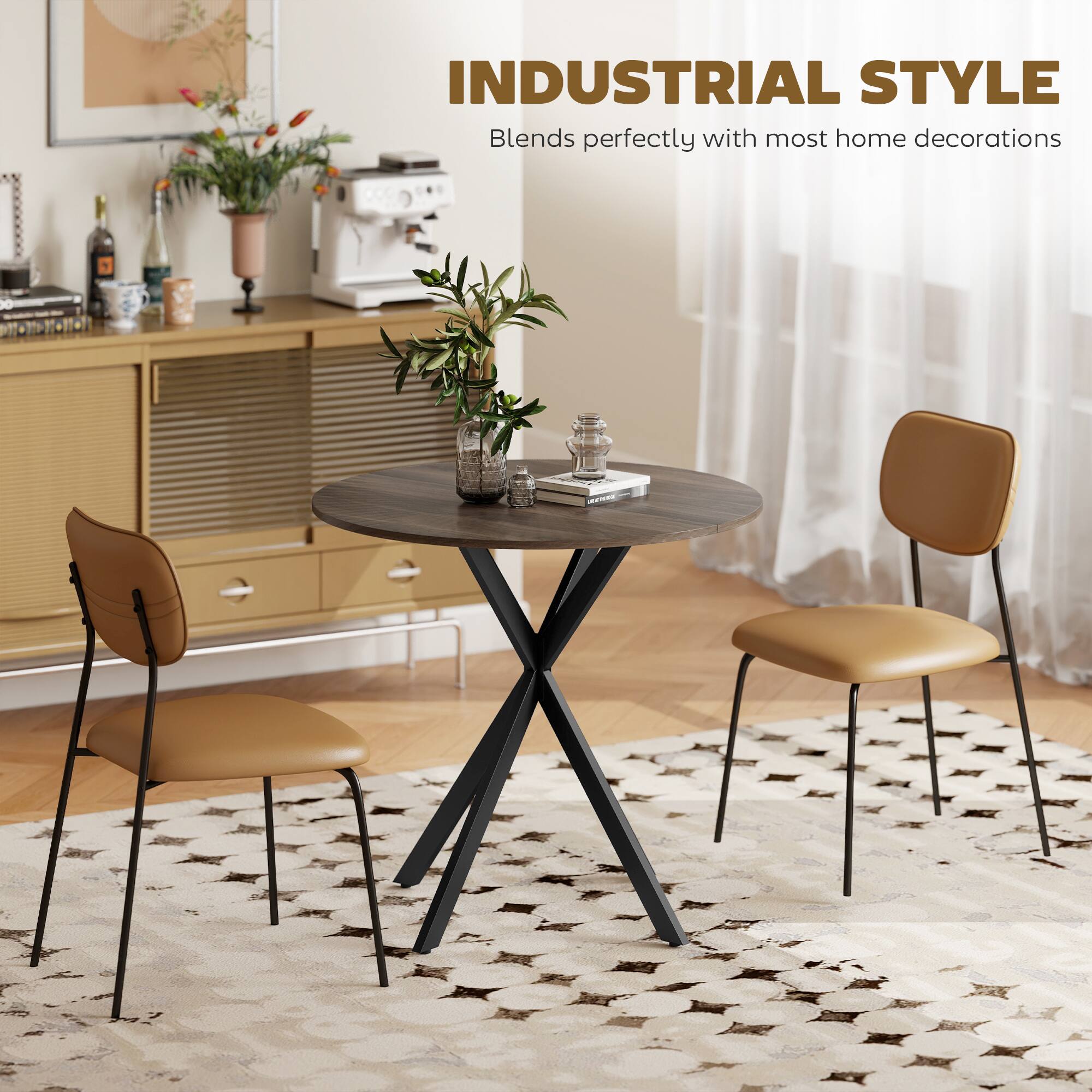 INDUSTRIAL STYLE  
Blends perfectly with most home decorations