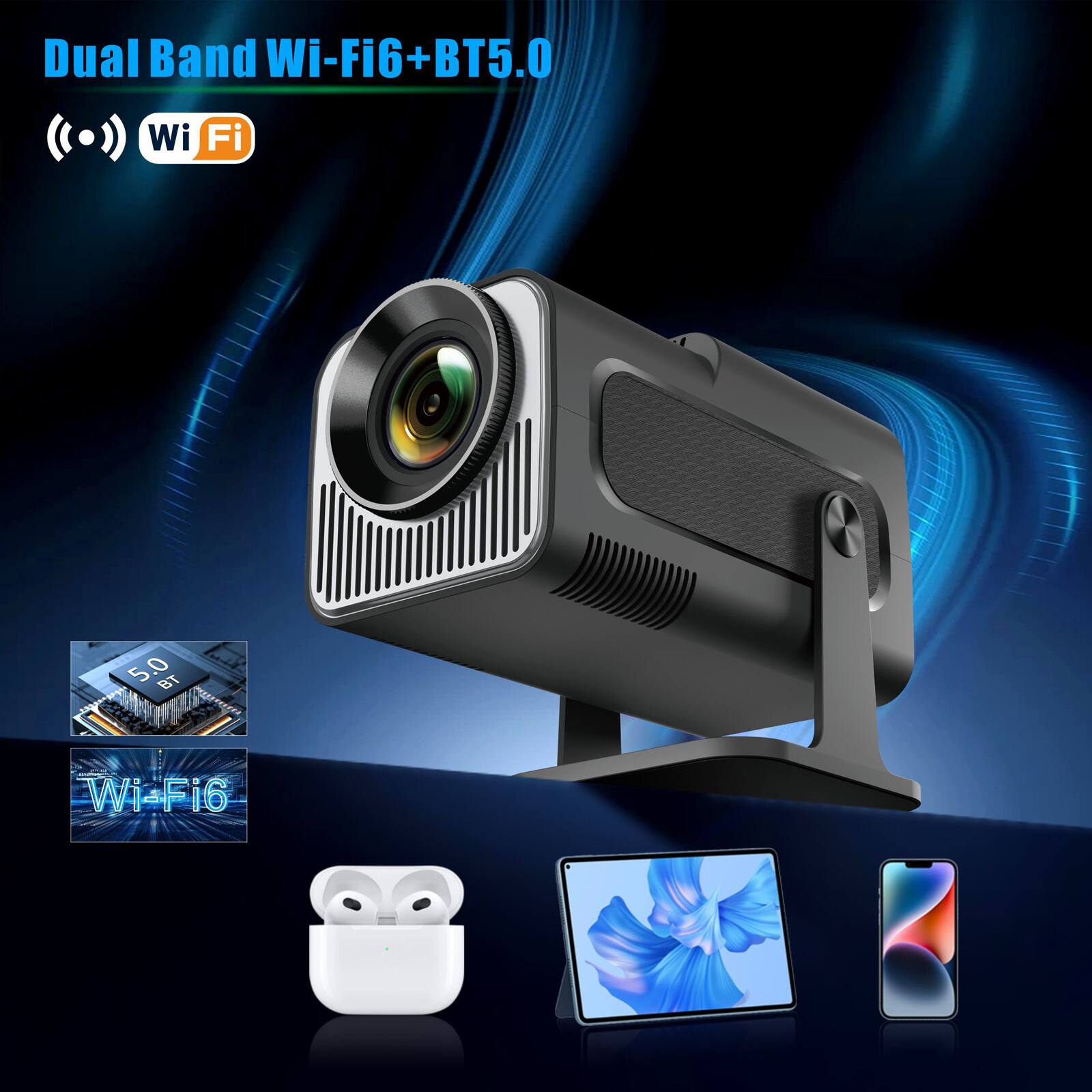 Dual Band Wi-Fi 6+BT5.0

Wi-Fi

Wi-Fi 6