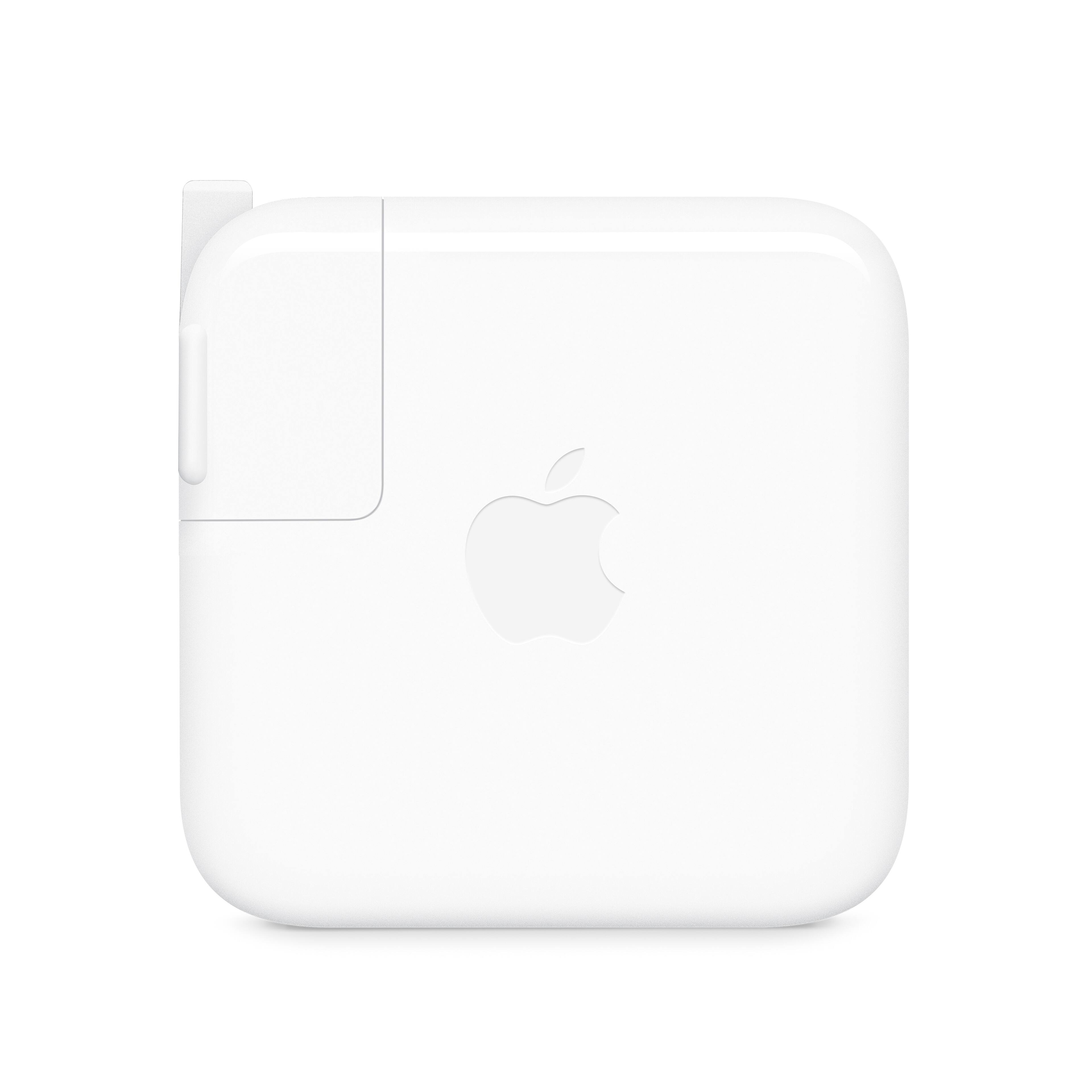 Front. Apple - 70W USB-C Power Adapter - White.
