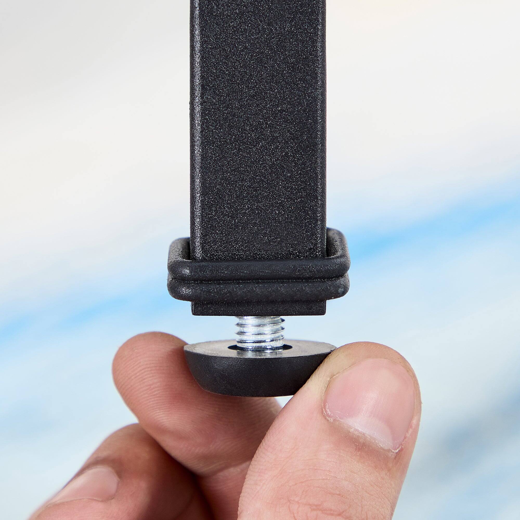 Angle. Vecelo - 3-Piece Coffee Table Set with Storage Shelf, Industrial Living Room Tables, Durable MDF & Metal Frame - Grey Oak.