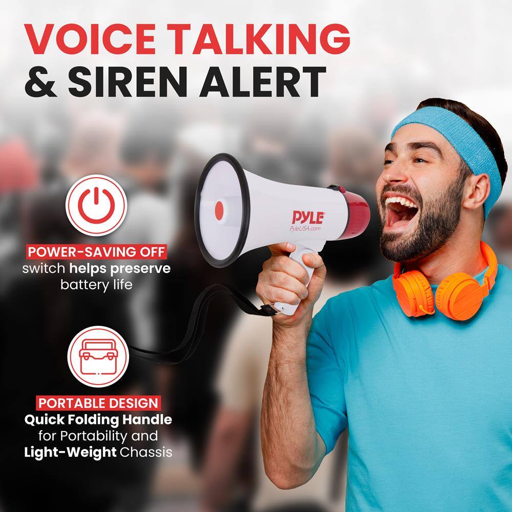 **VOICE TALKING & SIREN ALERT**

- **POWER-SAVING OFF switch** helps preserve battery life
- **PORTABLE DESIGN** Quick Folding Handle for Portability and Light-Weight Chassis