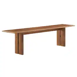 Amistad 72" Wood Bench by Modway - Brown