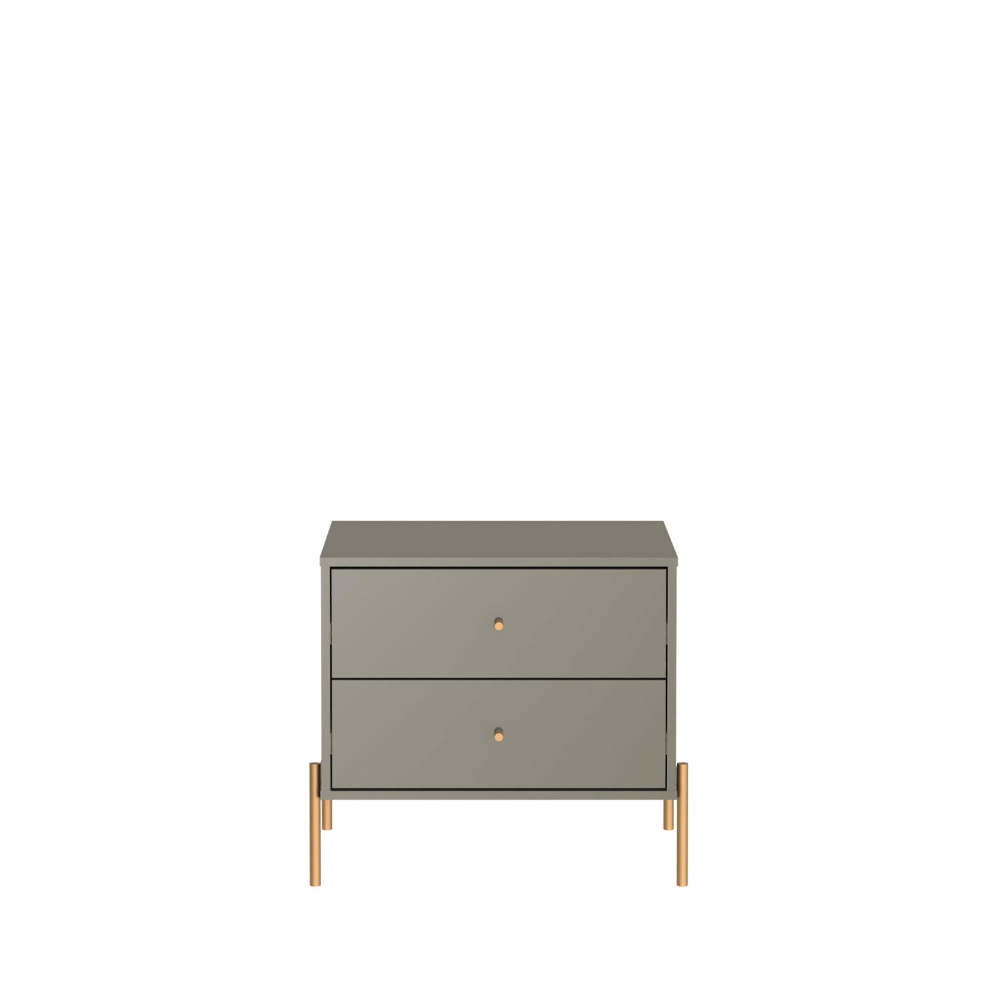 Front. Manhattan Comfort - Jasper Modern 25" Nightstand - Sage Gray.