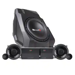 MB Quart - Audio Speaker System for Polaris RZR Pro XP, Turbo R, Pro R (20-24) - Black