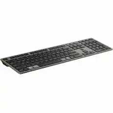 Front. HP - HP 725 Keyboard - Wireless Connectivity - Bluetooth/RF - Full-size - 32.81 ft - 2.40 GHz - USB Type A Interface - Nightfall Black.