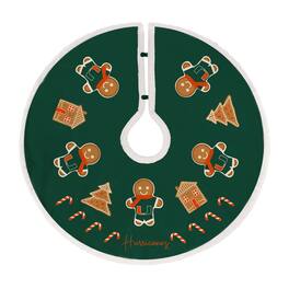 Pegasus - Miami Hurricanes Gingerbread Tree Skirt - Multicolor