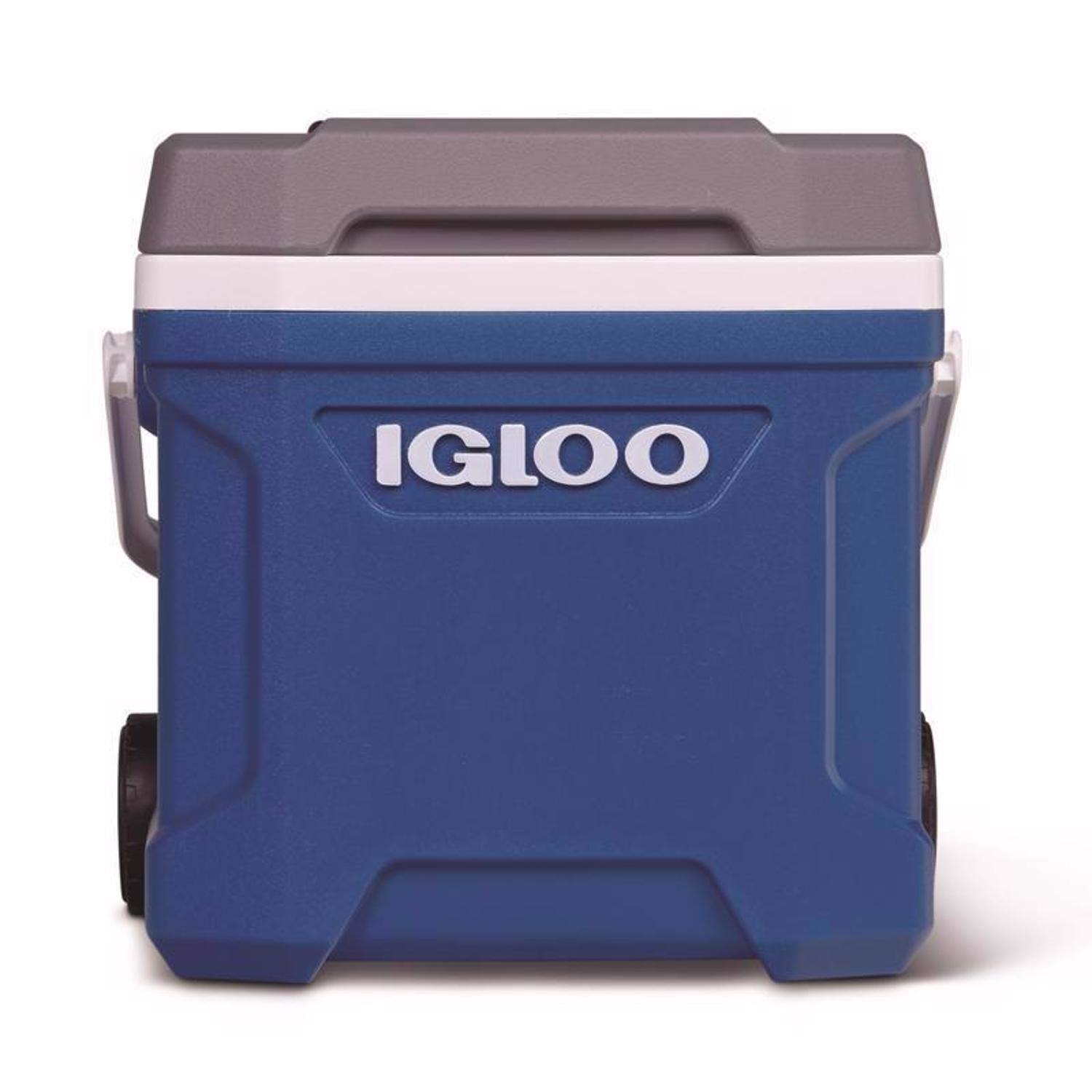 Left. Igloo - Igloo Latitude 16 QT Roller Cooler - Blue/Meteorite - Blue/Meteorite.