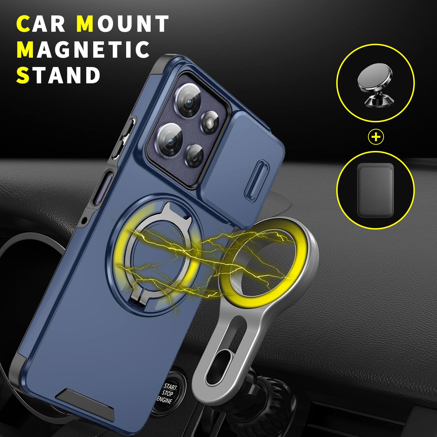CAR MOUNT MAGNETIC STAND

START STOP ENGINE