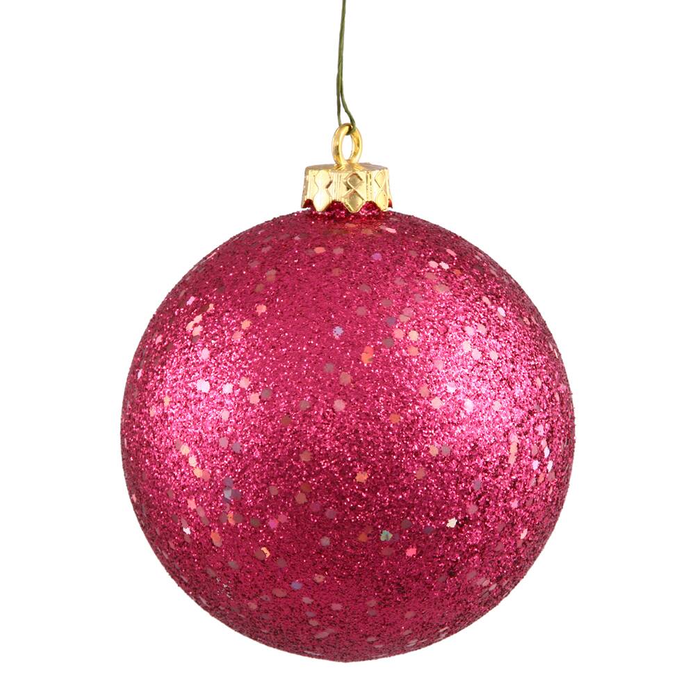 Front. Vickerman - Vickerman 10" Wine Sequin Ball Drilled Cap - Wine.