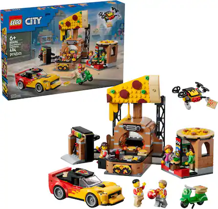 LEGO CITY 6+ 60496 Pizza Delivery Experience 494 pcs/pzs