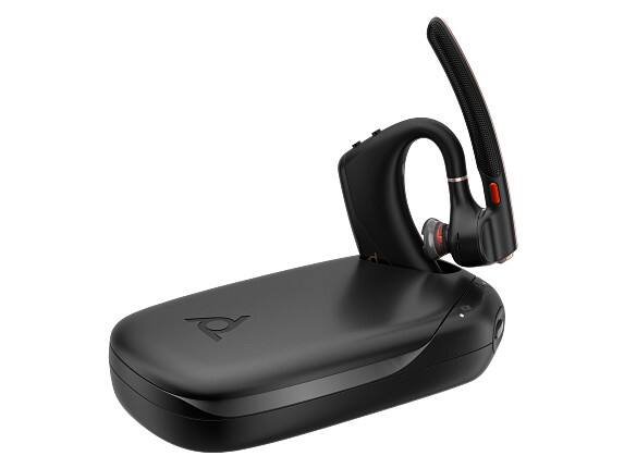 Left. HP - Poly Voyager Legend 50-M Earset - Microsoft Teams Certification - Mono - Wireless - Bluetooth - 98.4 ft - 16 Ohm - Black.