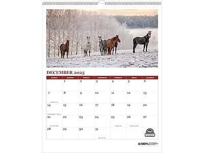 House of Doolittle - 2025 Farm Life 11" x 14" Monthly Wall Calendar - Multicolor