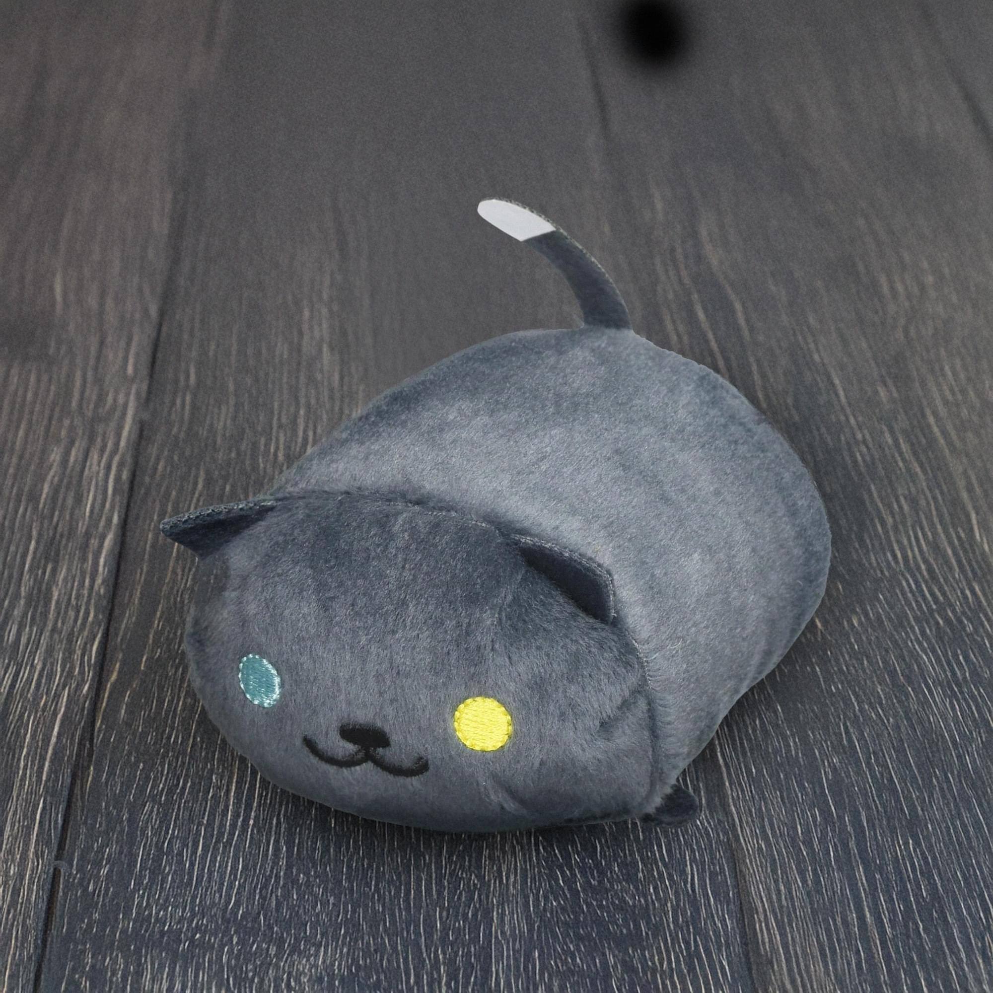 Alt View 3. Little Buddy - Neko Atsume: Kitty Collector 4" Plush: Pepper - Gray.